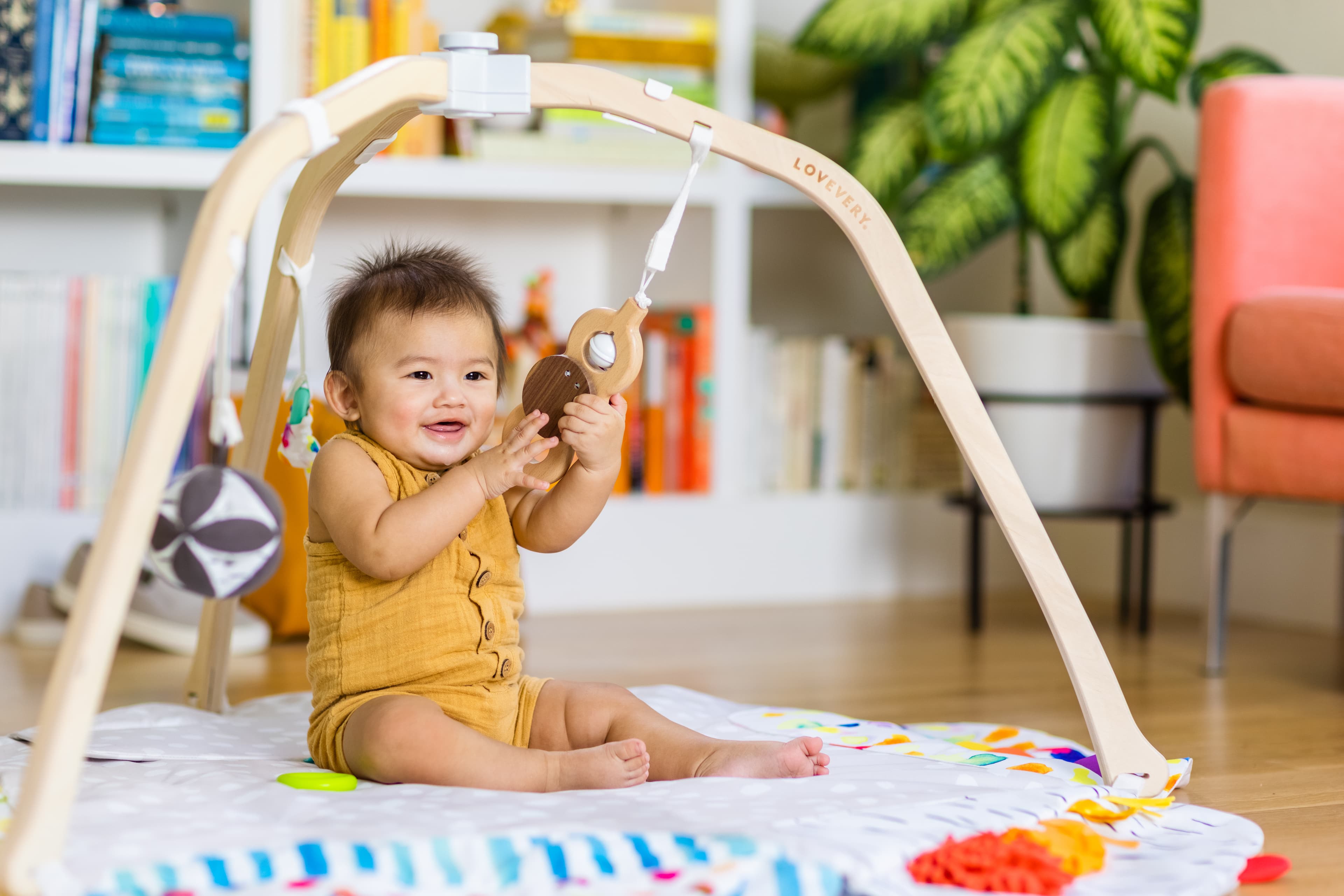 baby on Play Gym