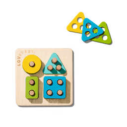 Sort & Stack Peg Puzzle from The Enthusiast Play Kit